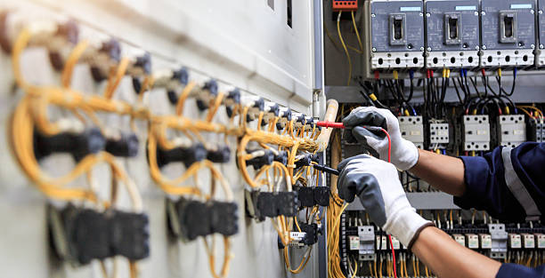 Professional Electrician technician working in Long Creek, IL